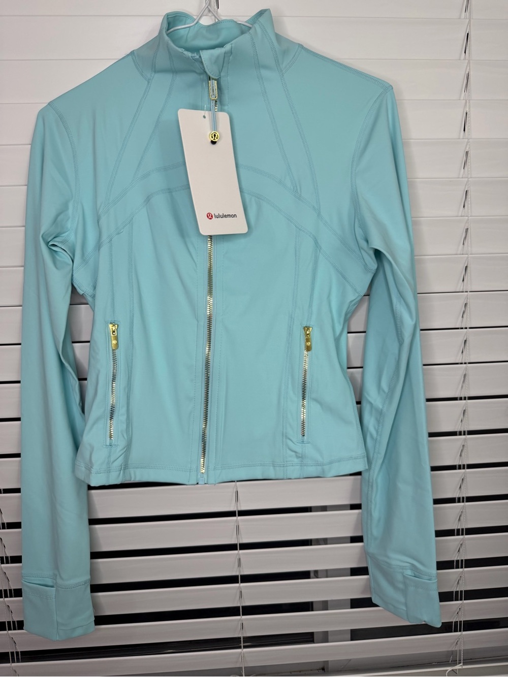lululemon Set- athletica Light Aqua Zip-Up Jacket